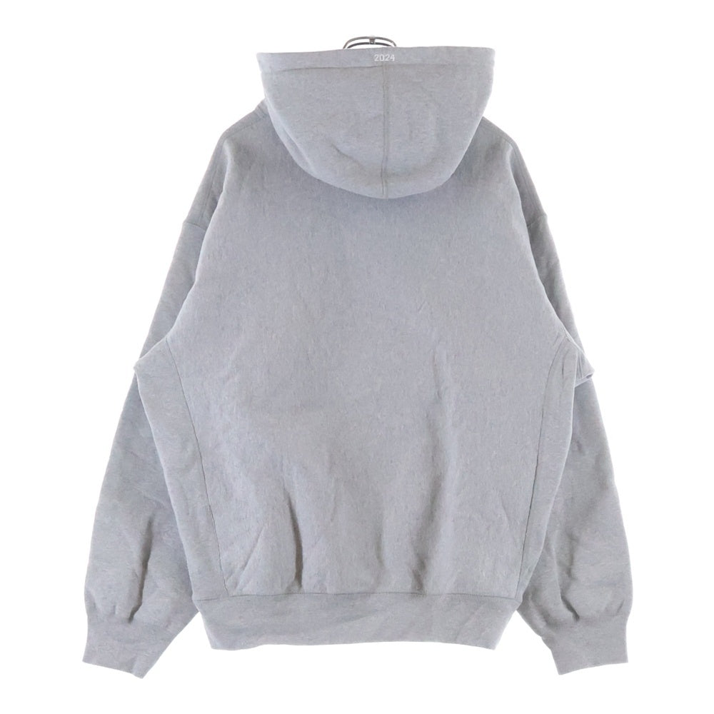 SUPREME(シュプリーム) 24AW Box Logo Hooded Sweatshirt ボックスロゴデザイン フーデッド スウェット パーカー グレー