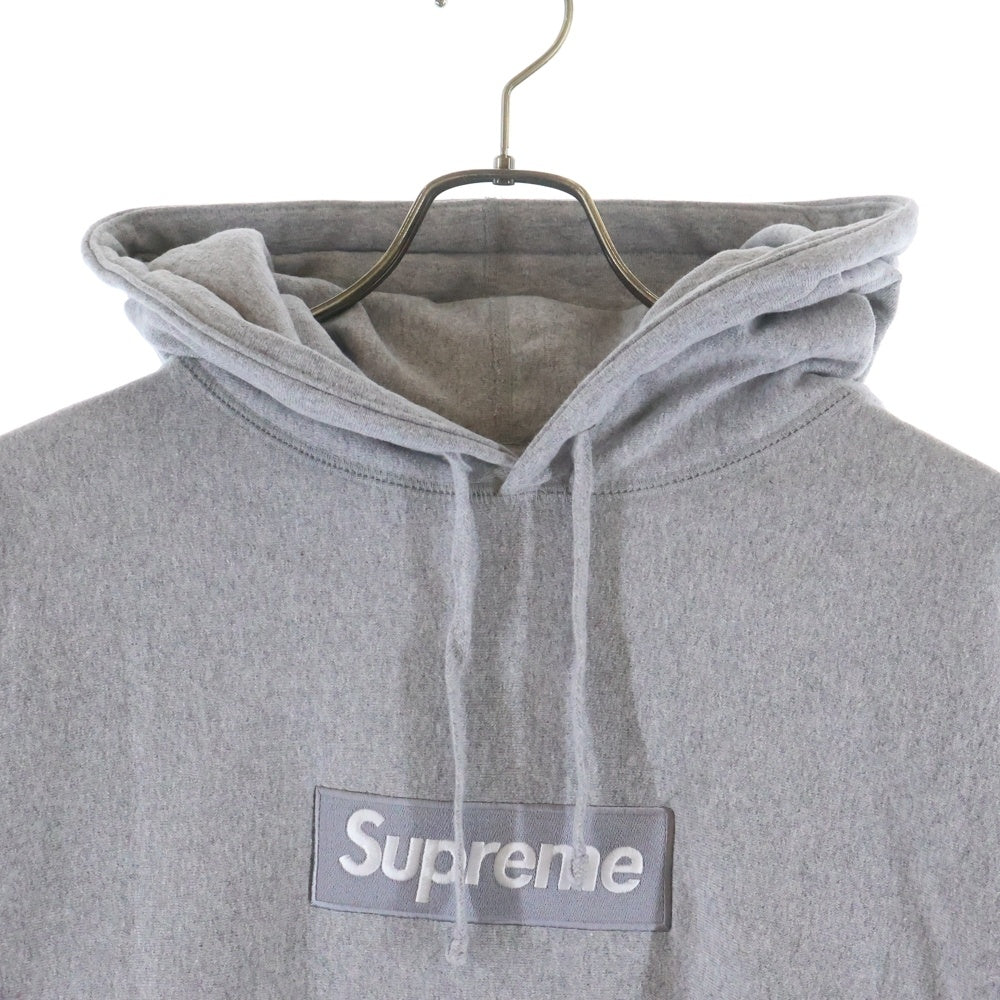 SUPREME(シュプリーム) 24AW Box Logo Hooded Sweatshirt ボックスロゴデザイン フーデッド スウェット パーカー グレー