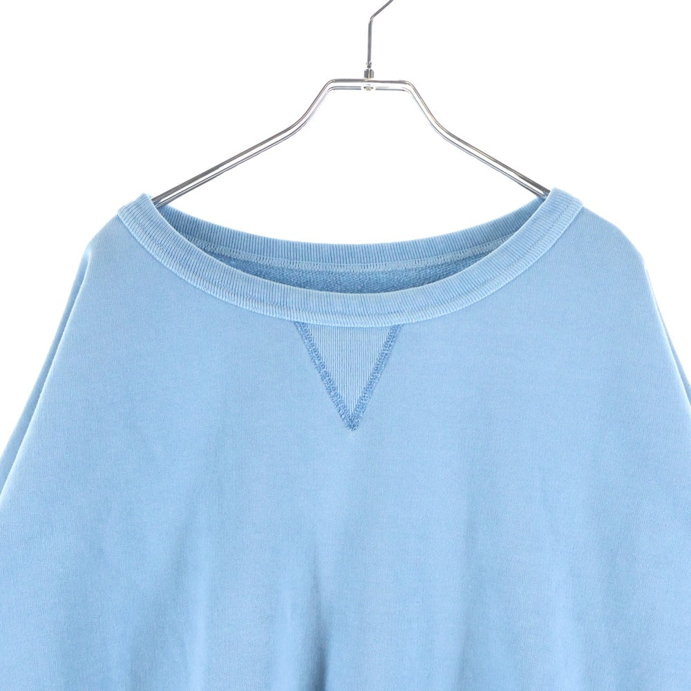 Maison Margiela(メゾンマルジェラ) 23SS Damaged Drop Shoulder SweatShirts ダメージ加工 ドロップショルダー スウェット トレーナー ブルー S50GU0207