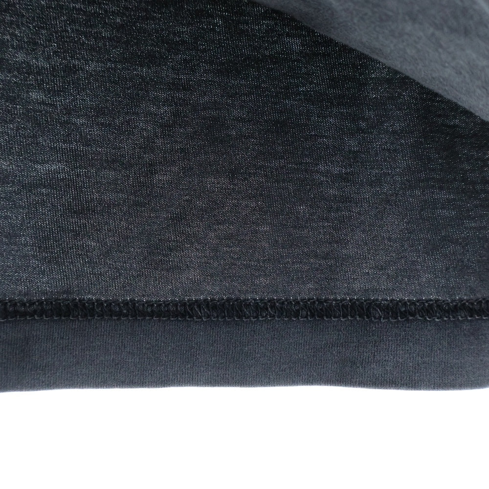BALENCIAGA(バレンシアガ) OVERSIZED T-SHIRT フロントロゴデザイン フェード加工 クルーネック カットソー 半袖Tシャツ ブラック 811688 TRVQ7