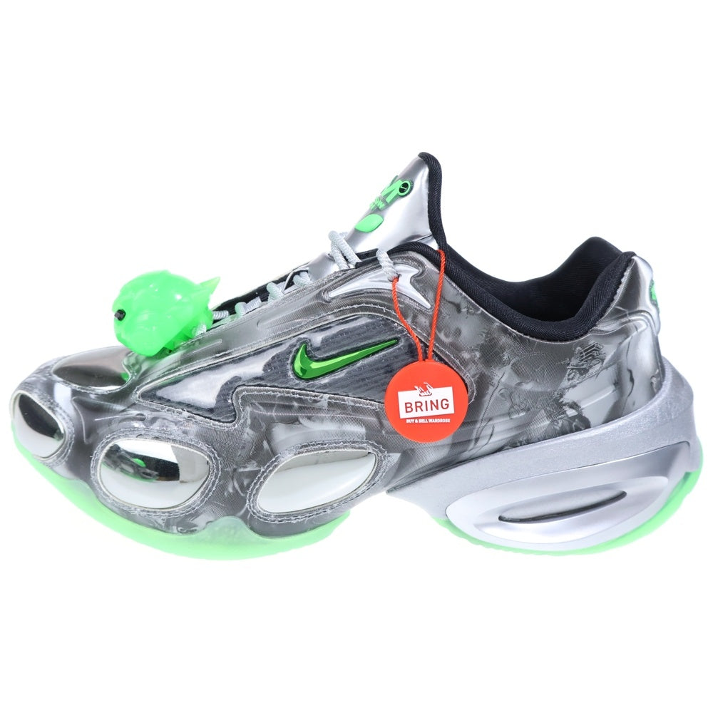 NIKE(ナイキ) ×WINDOUSEN AIR MAX MUSE ウィンドウセン エアマックスミューズ エナメル ローカットスニーカー シルバー/グリーン US9/26cm IH2120-002