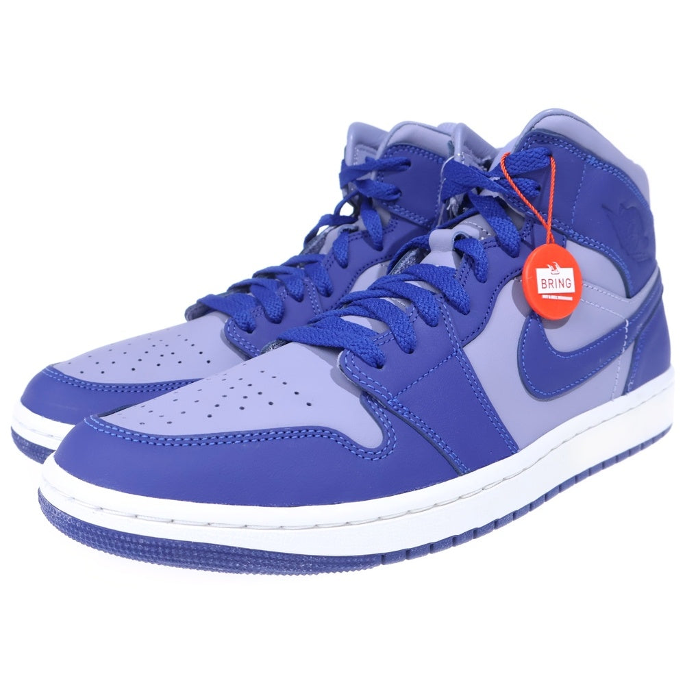 NIKE(ナイキ) WMNS AIR JORDAN 1 MID SE IRON PURPLE/DEEP ROYAL BLUE ウィメンズ エアジョーダン1 ミッドカットスニーカー DH7821-500 レディース