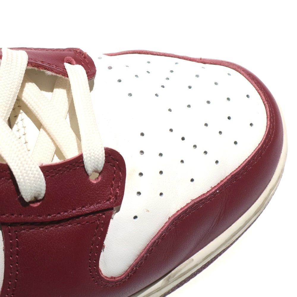 NIKE(ナイキ) WMNS DUNK HIGH SAIL/TEAM RED-PALE IVORY ウィメンズ ダンクハイ セイルチーム レッド パール アイボリー レッド/ホワイト US12/29cm DD1869-101 レディース