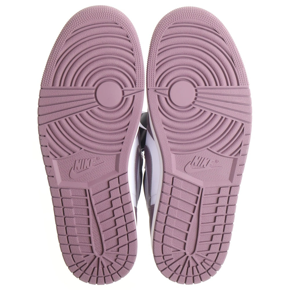 NIKE(ナイキ) AIR JORDAN 1 RETRO HIGH OG MAUVE エアジョーダン1 レトロ モーヴ レザーハイカットスニーカー ピンク/ホワイト US11/29cm DZ5485-105