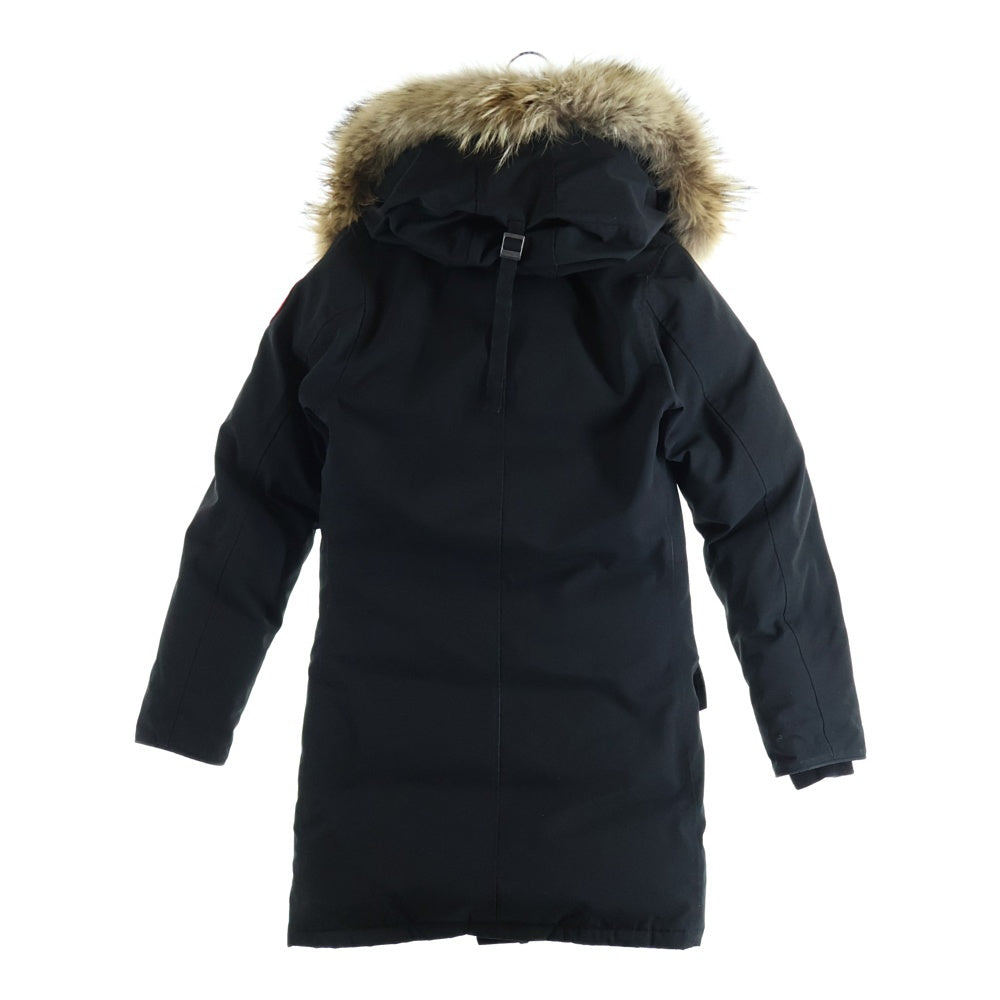 CANADA GOOSE(カナダグース) BRONTE PARKA ブロンテ ファーフーデット ジップアップダウンジャケット ブラック レディース 2600JL