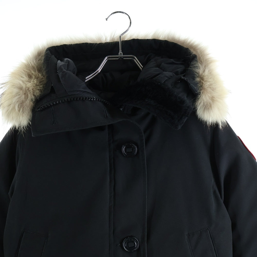 CANADA GOOSE(カナダグース) BRONTE PARKA ブロンテ ファーフーデット ジップアップダウンジャケット ブラック レディース 2600JL