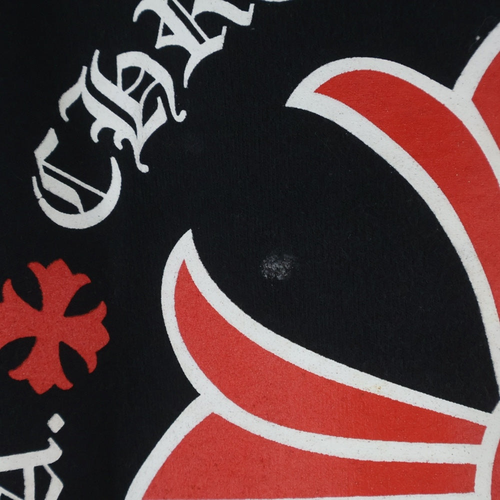 CHROME HEARTS(クロムハーツ) MADE IN HOLLYWOOD PLUS CROSS ZIP UP HOODIE ハリウッド限定 プラス クロス ダガージップアップパーカー フーディー ブラック