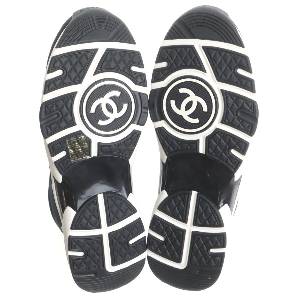 CHANEL(シャネル) 20C ココマーク ファブリック ローカットスニーカー ブラック G35365