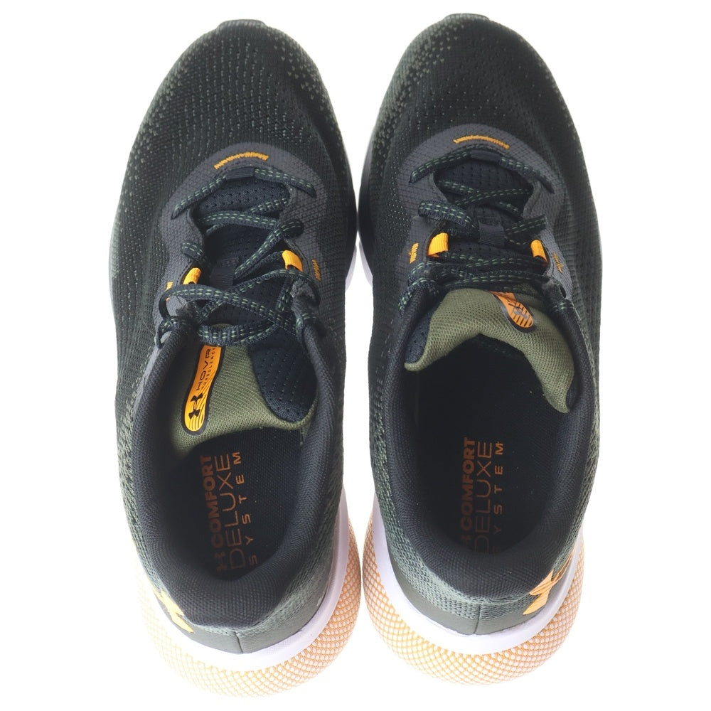UNDER ARMOUR(アンダーアーマー) HOVR TURBULENCE 2 WIDE ホバータービュランス ワイド ローカットスニーカー ランニングシューズ ブラック/オレンジ US9/27cm 3026876-002