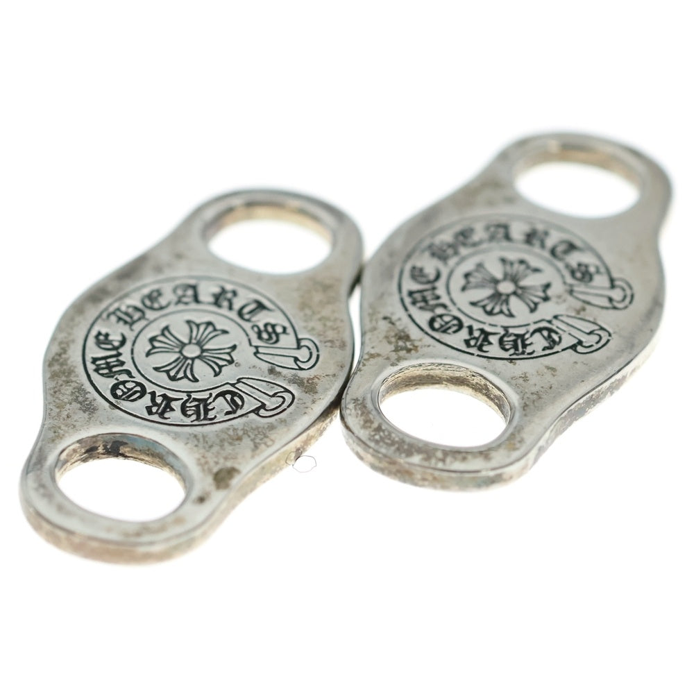 CHROME HEARTS(クロムハーツ) SHOELACE SET V1 シューレース デュブレ 2個セット シルバー BCA313