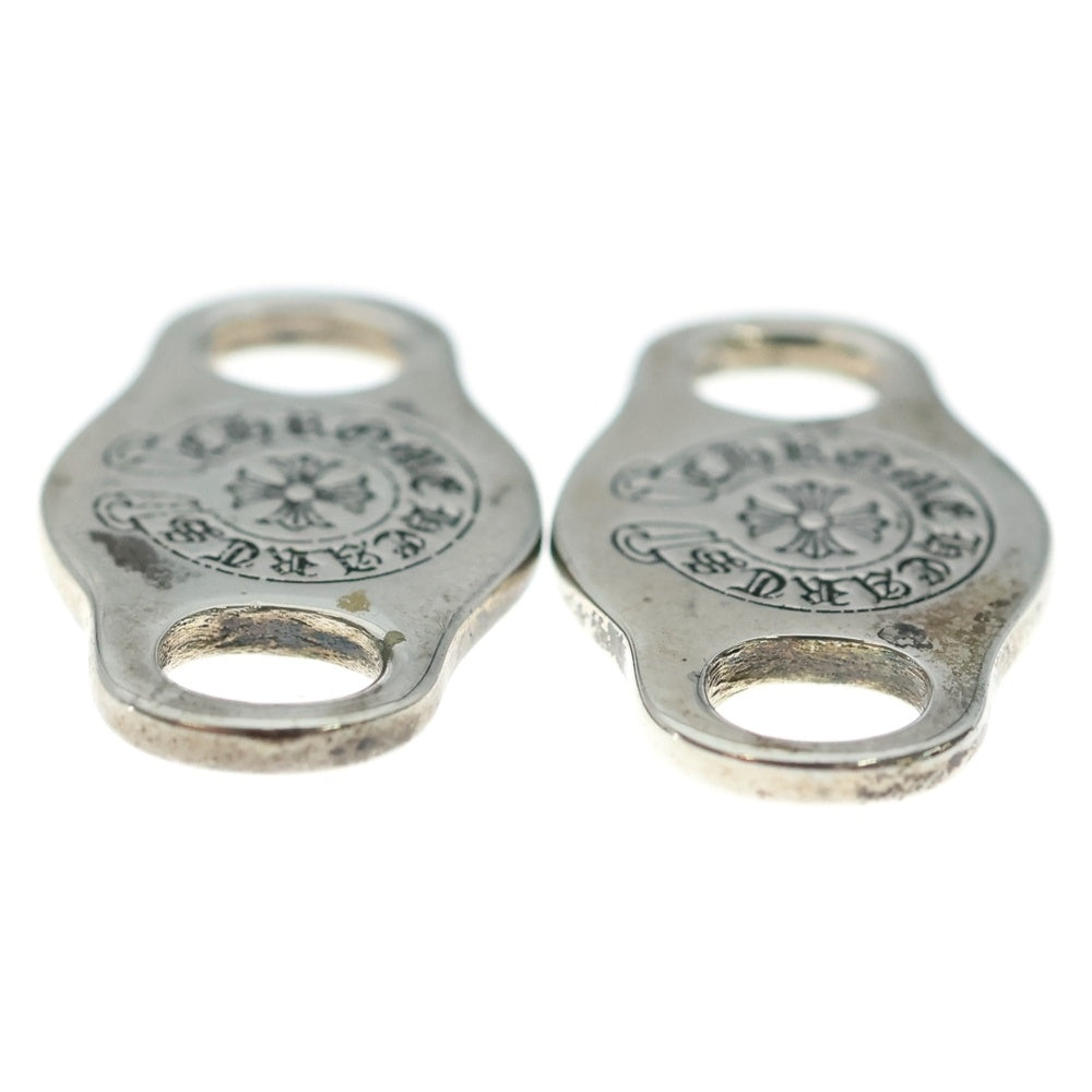CHROME HEARTS(クロムハーツ) SHOELACE SET V1 シューレース デュブレ 2個セット シルバー BCA313