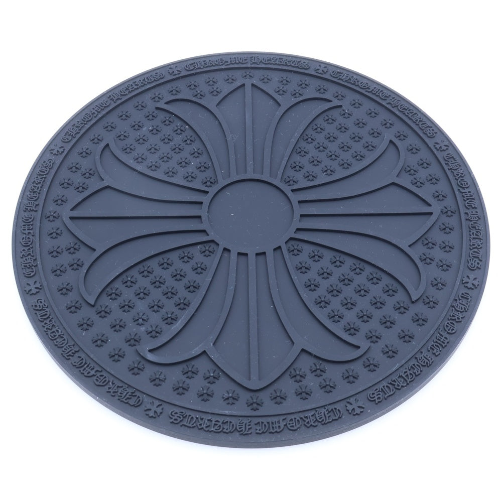 CHROME HEARTS(クロムハーツ) 2025年クリスマスノベルティ トリベット ラバー 鍋敷き ブラック