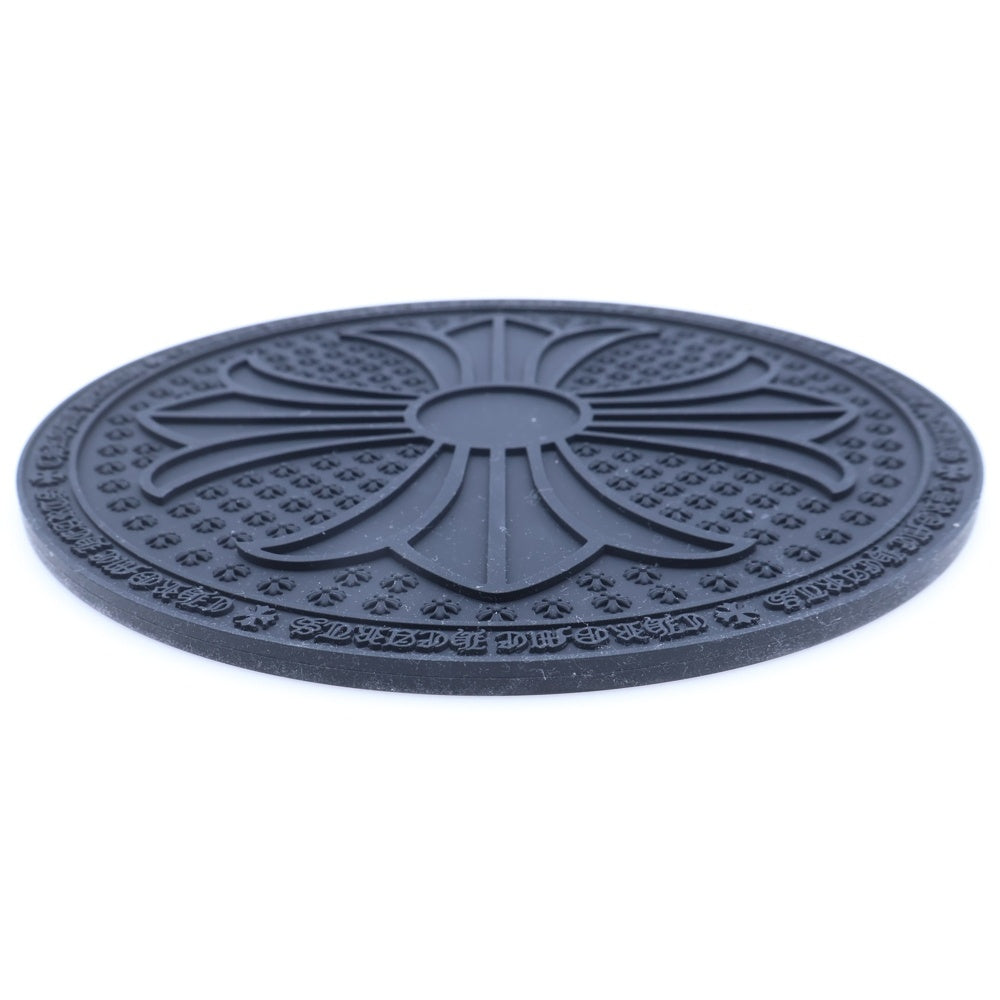 CHROME HEARTS(クロムハーツ) 2025年クリスマスノベルティ トリベット ラバー 鍋敷き ブラック