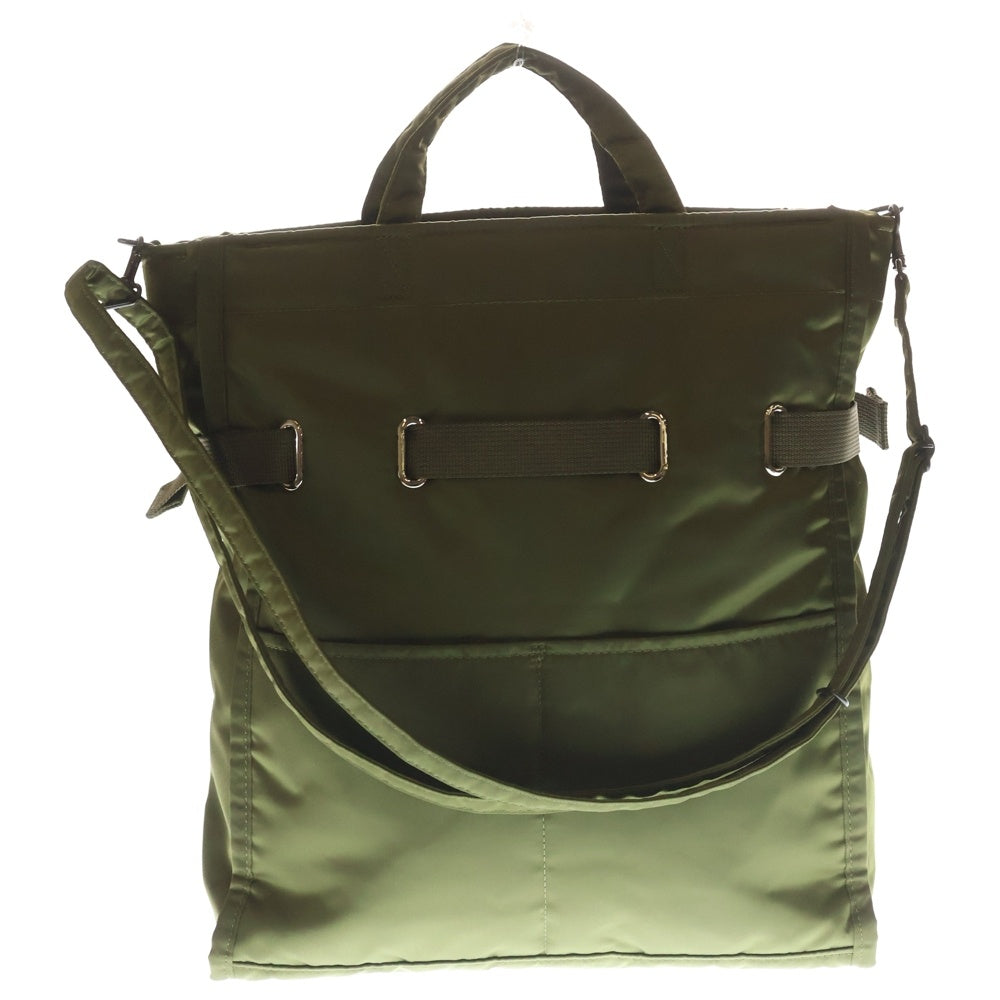 TOGA(トーガ) ×PORTER SHOULDER TOTE BAG ポーター 2WAY ショルダー ナイロン トートバッグ ハンドバッグ カーキ TC252-AG511 シルバー金具 レディース