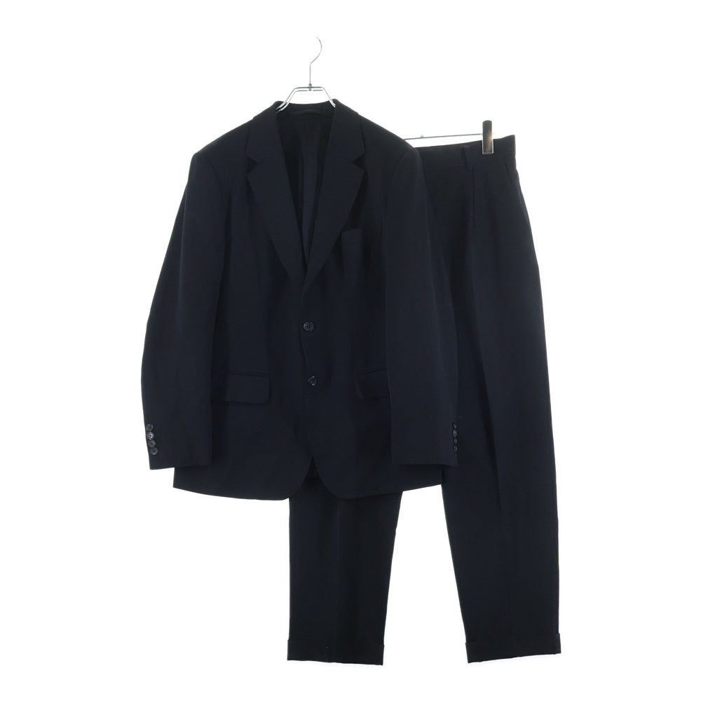 WACKO MARIA(ワコマリア) DORMEUIL SINGLE BREASTED JACKET/PLEATED TROUSERS TYPE-2 セットアップ スーツ ブラック