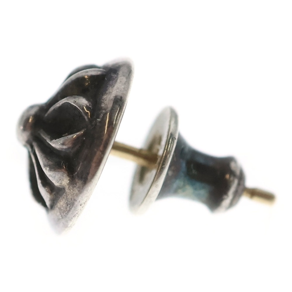 CHROME HEARTS(クロムハーツ) STUD CRSBLL クロスボールスタッドピアス シルバー BCA110