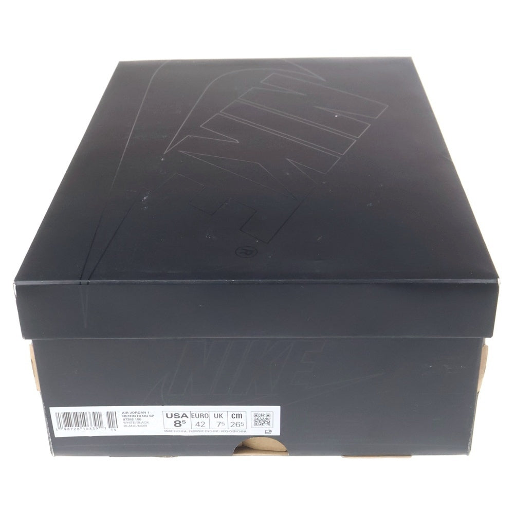 NIKE(ナイキ) ×fragment design ×UNION AIR JORDAN 1 RETRO HIGH OG フラグメント ユニオン エアジョーダン1 レトロ ハイカットスニーカー US8.5/26.5cm II7282-100