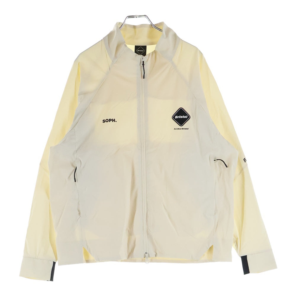 F.C.R.B./F.C.Real Bristol/FCRB(エフシーアールビー/エフシーレアルブリストル) 25SS CORDURA STRETCH TEAM TRACK JACKET コーデュラ ストレッチ チーム トラックジャケット アイボリー FCRB-250057