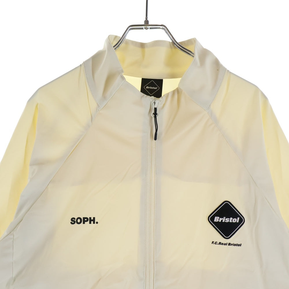 F.C.R.B./F.C.Real Bristol/FCRB(エフシーアールビー/エフシーレアルブリストル) 25SS CORDURA STRETCH TEAM TRACK JACKET コーデュラ ストレッチ チーム トラックジャケット アイボリー FCRB-250057