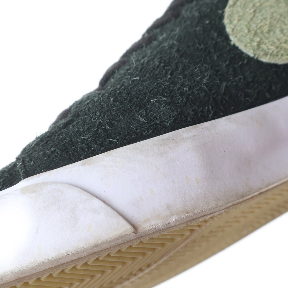 NIKE SB(ナイキエスビー) ×STUSSY SB ZOOM BLAZER LOW QS ステューシー ズームブレザー ローカットスニーカー ブラック/オリーブ US10/28cm BQ6449-001