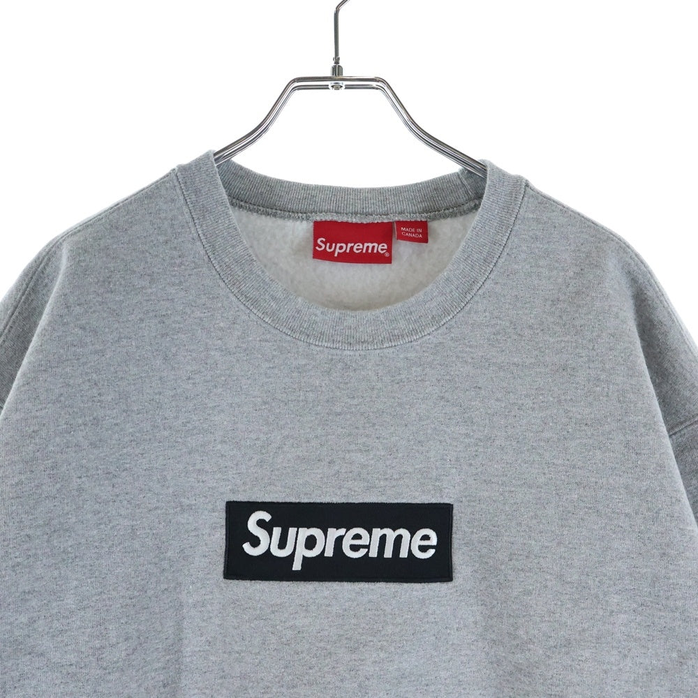 SUPREME(シュプリーム) 22AW Box Logo Crewneck ボックスロゴ クルーネック スウェット トレーナー グレー