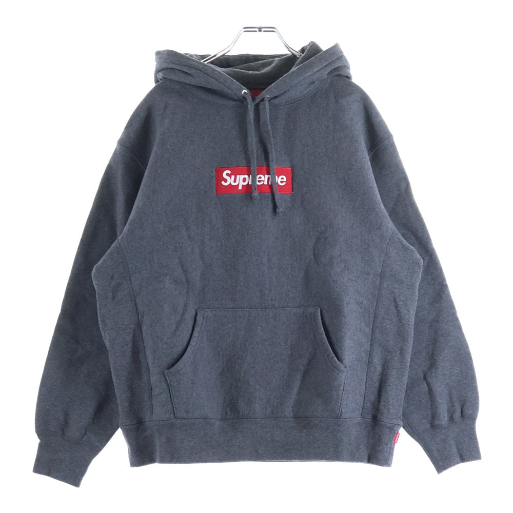 SUPREME(シュプリーム) 21AW Box Logo Hooded Sweatshirt ボックスロゴ フーディ スウェット プルオーバー パーカー チャコールグレー