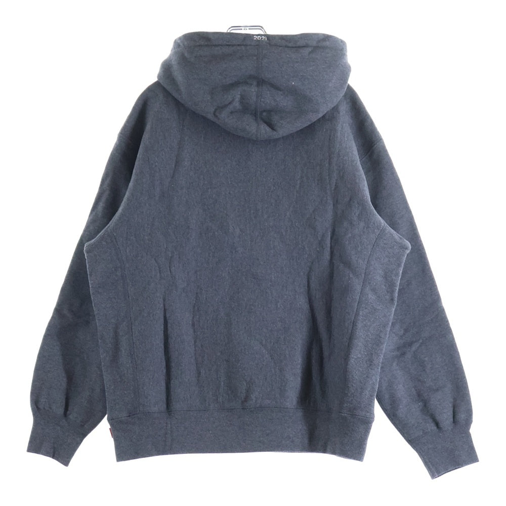 SUPREME(シュプリーム) 21AW Box Logo Hooded Sweatshirt ボックスロゴ フーディ スウェット プルオーバー パーカー チャコールグレー