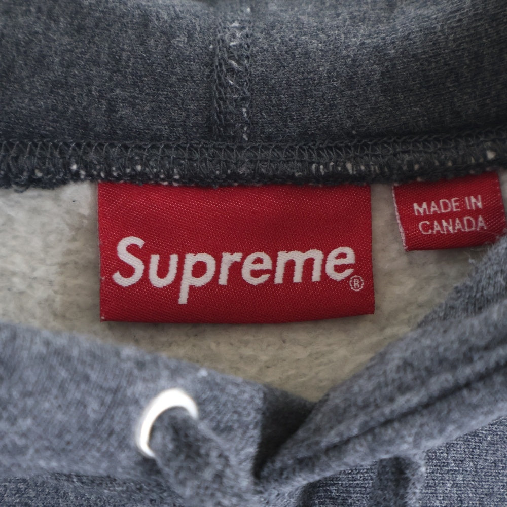SUPREME(シュプリーム) 21AW Box Logo Hooded Sweatshirt ボックスロゴ フーディ スウェット プルオーバー パーカー チャコールグレー