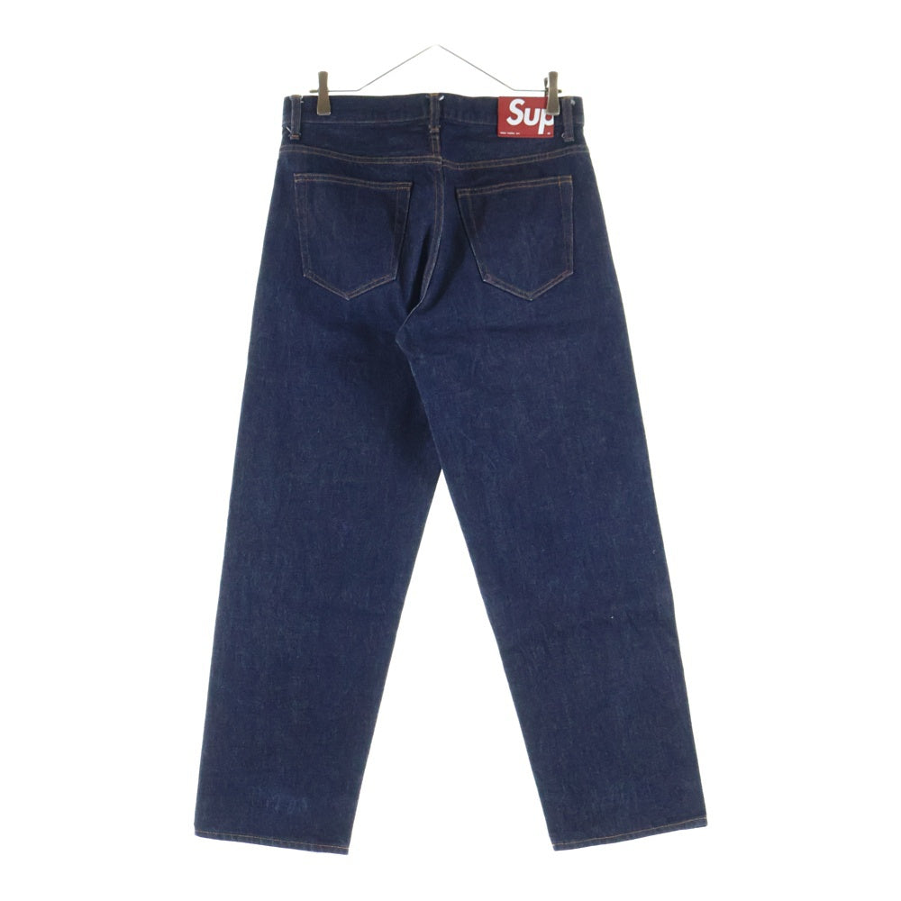 SUPREME(シュプリーム) 25AW Rigid Loose Fit Selvedge Jean リジッド セルビッジ ルーズ フィット ボタンフライ マルチポケット デニムパンツ インディゴ