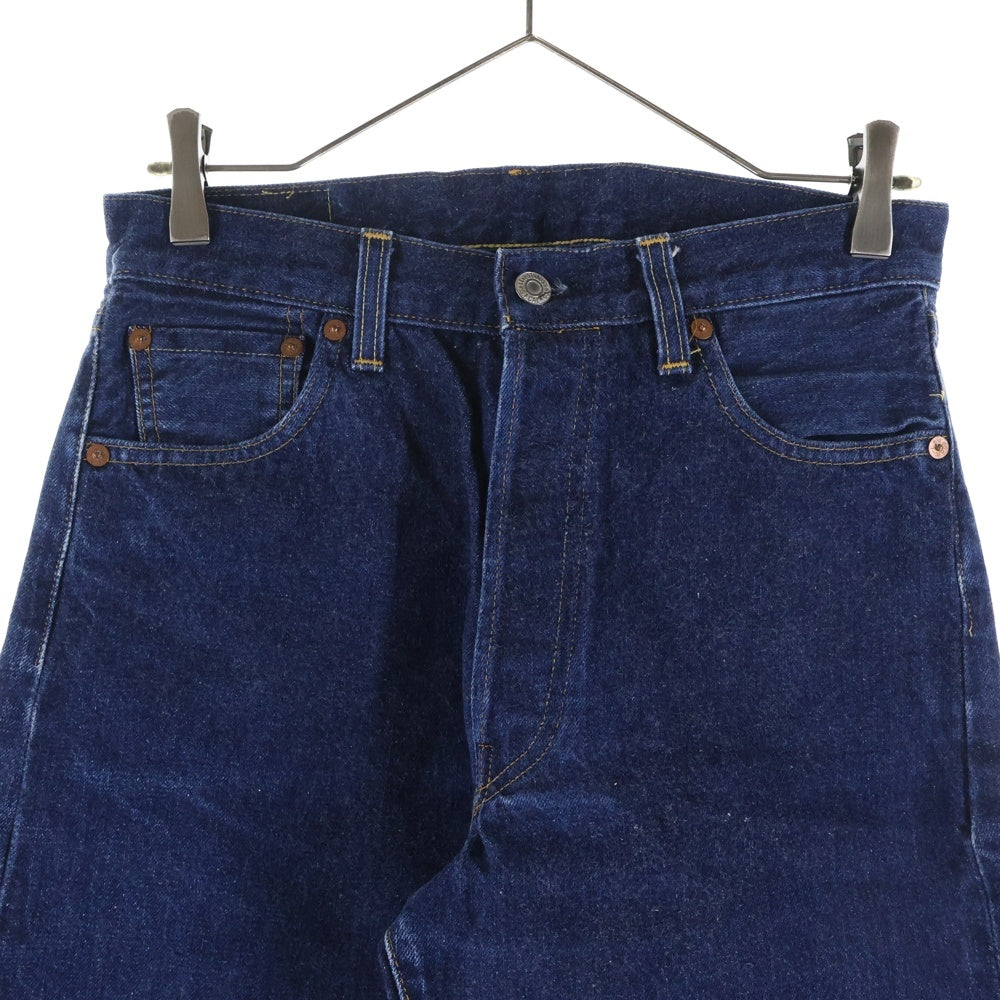 Levi's(リーバイス) 90S VINTAGE USA製 ヴィンテージ バレンシア工場 501XX ボタン裏555 ボタンフライストレートデニムパンツ インディゴ