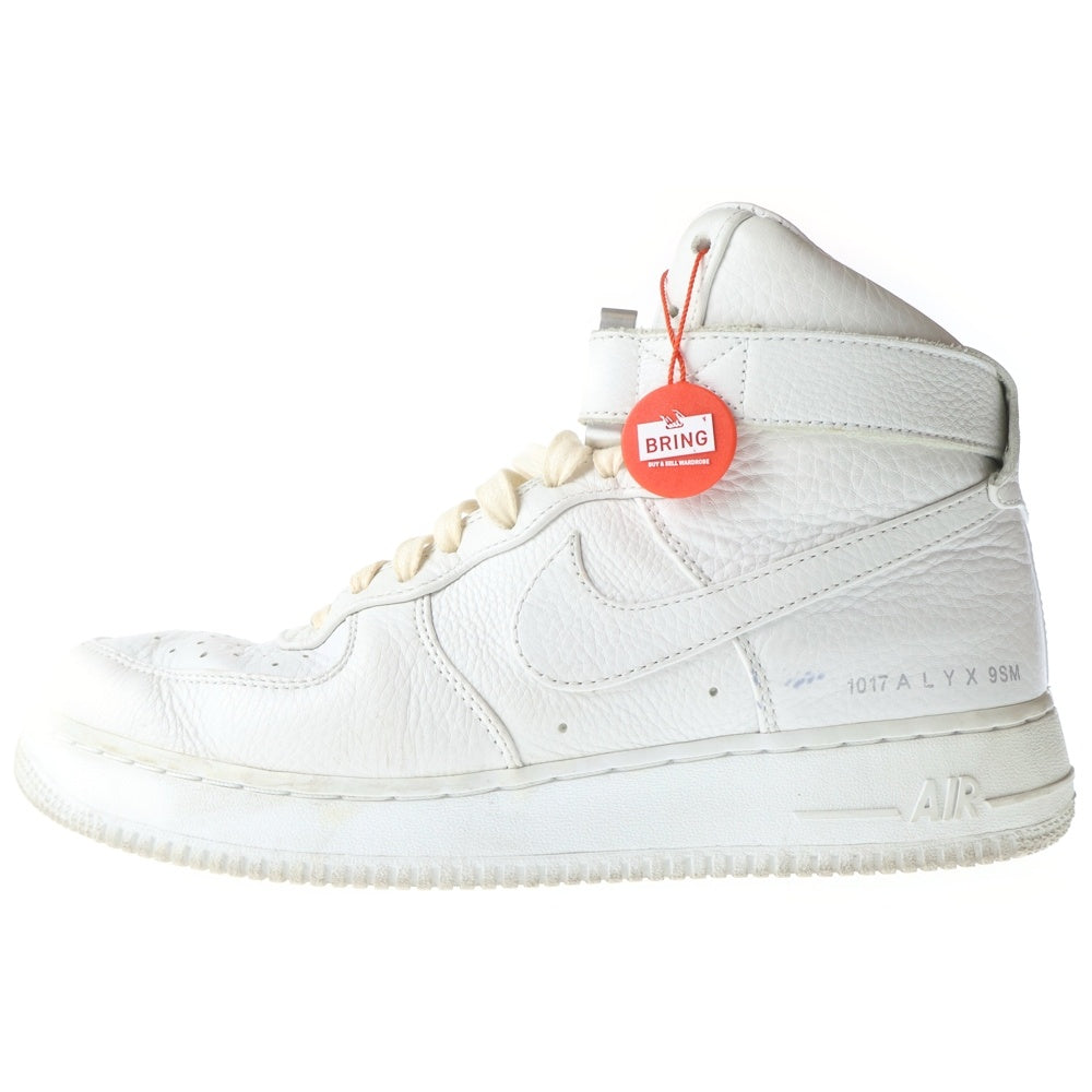 NIKE(ナイキ) ×1017 ALYX 9SM AIR FORCE 1 HIGH WHITE アリクス エア フォース 1 ハイカットスニーカー ホワイト US10/28/5cm CQ4018-100