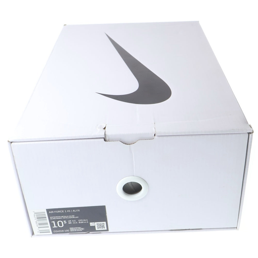 NIKE(ナイキ) ×1017 ALYX 9SM AIR FORCE 1 HIGH WHITE アリクス エア フォース 1 ハイカットスニーカー ホワイト US10/28/5cm CQ4018-100
