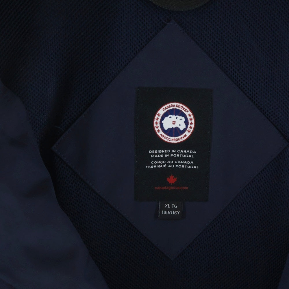 CANADA GOOSE(カナダグース) STANHOPE JACKET スタンホープ アームロゴデザイン ナイロンジャケット ネイビー 2411M
