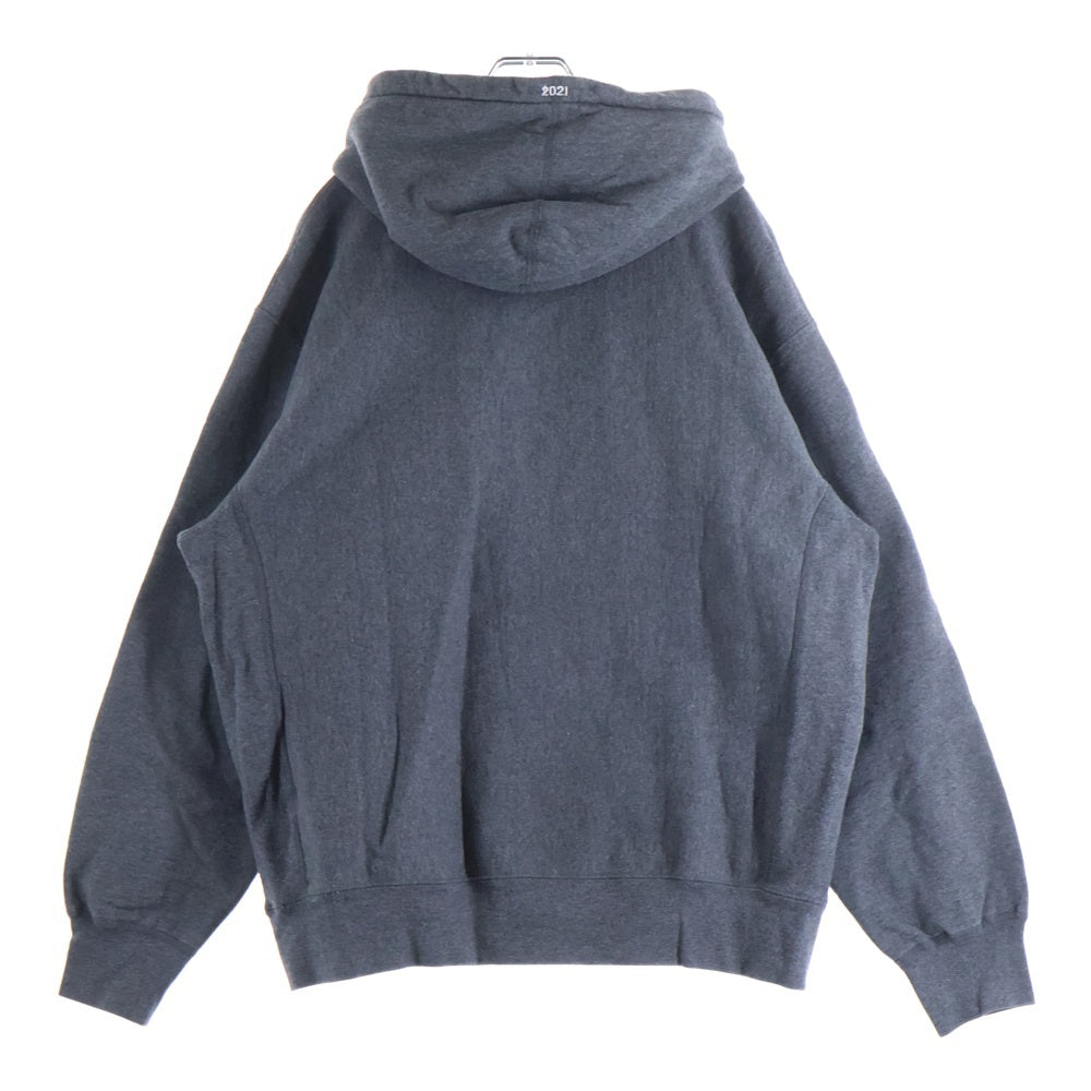 SUPREME(シュプリーム) 21AW Box Logo Hooded Sweatshirt ボックスロゴ フーデッドスウェットシャツ プルオーバーパーカー グレー