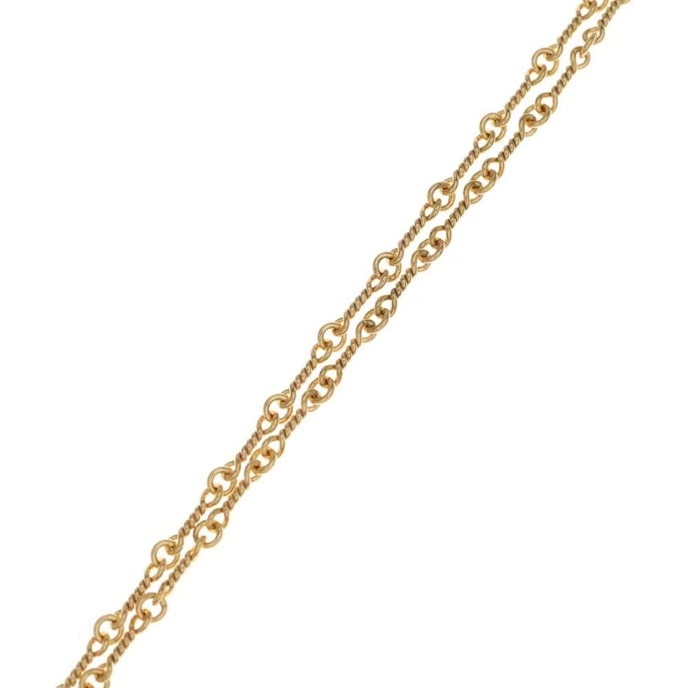 CHROME HEARTS(クロムハーツ) 22K NECKCHAIN T20 ツイストチェーンネックレス 20inch ゴールド BCA015