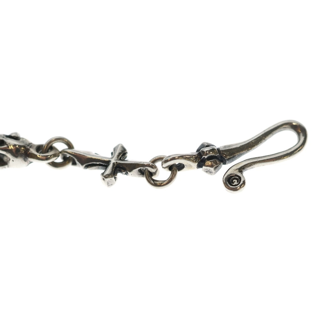 Bill Wall Leather/BWL(ビルウォールレザー) SMALL CROSS MULTI LINK w/CROSS FAUB スモール クロス マルチ リンク ネックレス シルバー