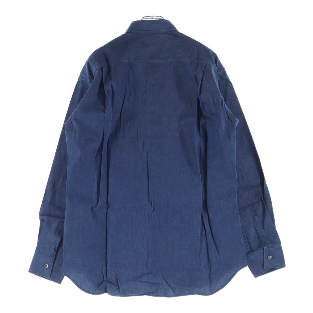 COMME des GARCONS SHIRT(コムデギャルソンシャツ) 20AW デニム パッチワーク 長袖 シャツ ブルー FH-B002