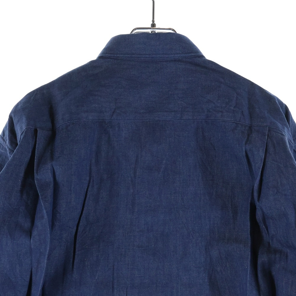 COMME des GARCONS SHIRT(コムデギャルソンシャツ) 20AW デニム パッチワーク 長袖 シャツ ブルー FH-B002