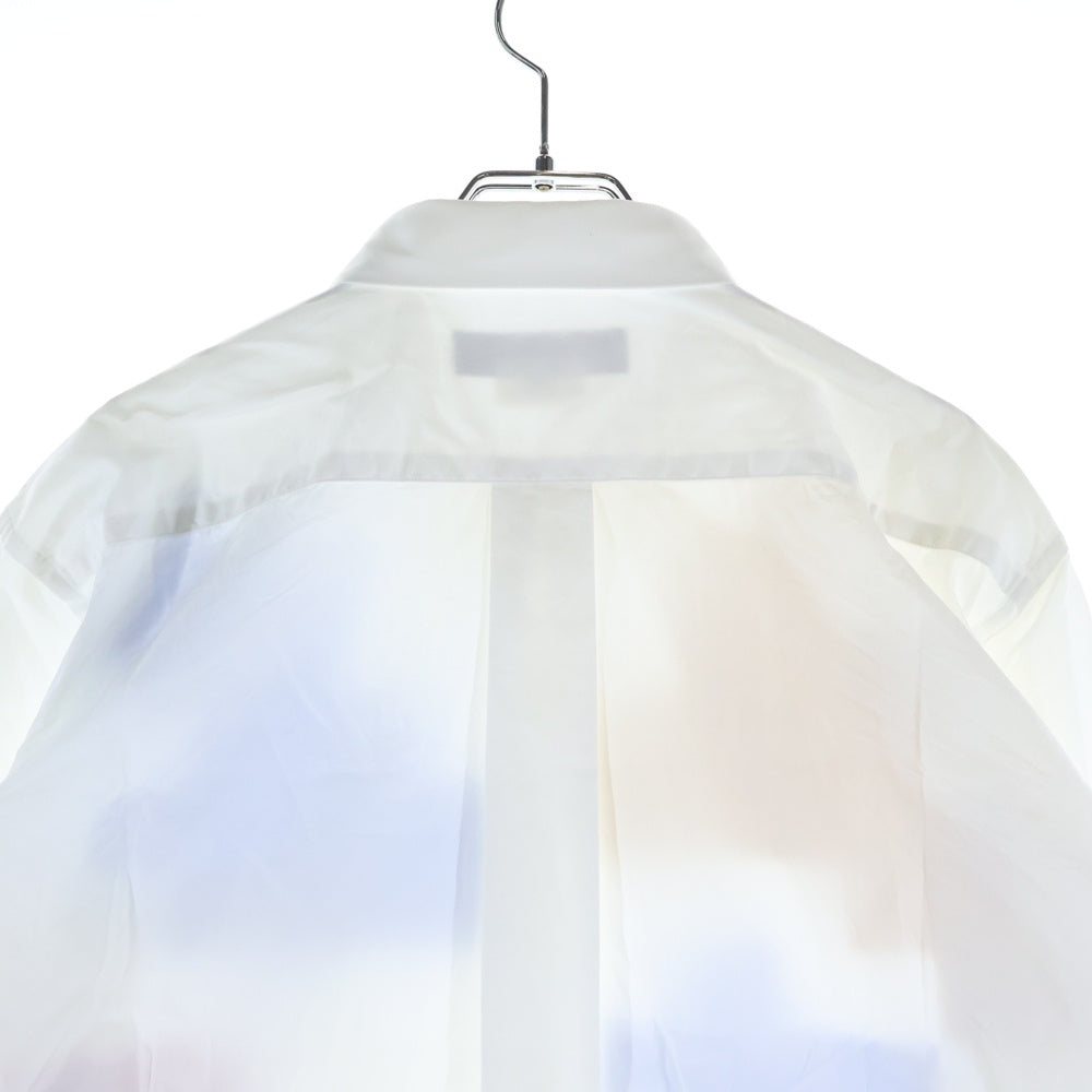COMME des GARCONS HOMME DEUX(コムデギャルソン オムドゥ) 24SS AD2023 パッチワーク 長袖 シャツ ホワイト/マルチ DM‐B046