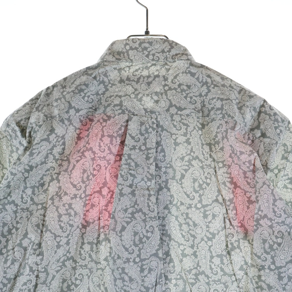 COMME des GARCONS HOMME DEUX(コムデギャルソン オムドゥ) 18AW AD2018 パッチワーク ペイズリー 長袖 シャツ マルチ DB‐B054