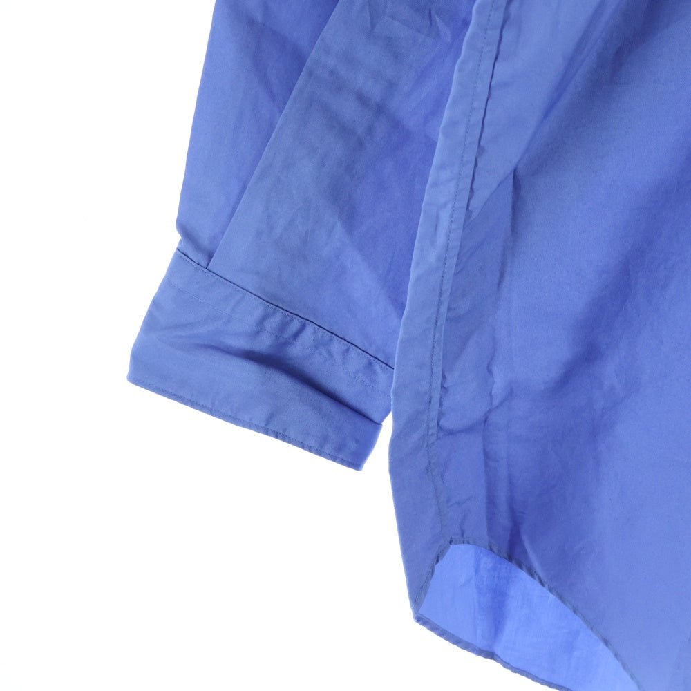COMME des GARCONS HOMME(コムデギャルソンオム) 22SS AD2021 ロゴ プリント 長袖 シャツ ブルー HI‐B003