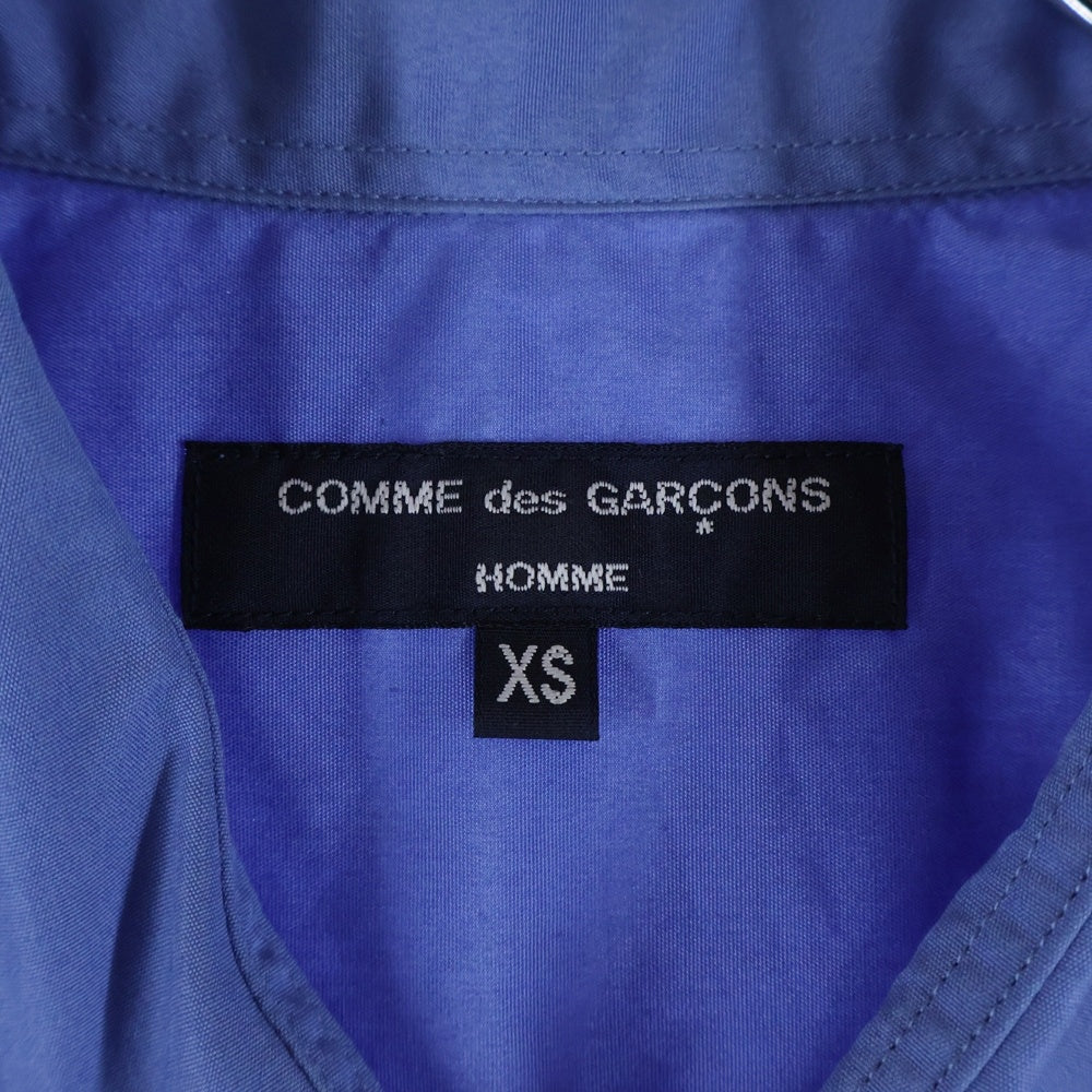 COMME des GARCONS HOMME(コムデギャルソンオム) 22SS AD2021 ロゴ プリント 長袖 シャツ ブルー HI‐B003