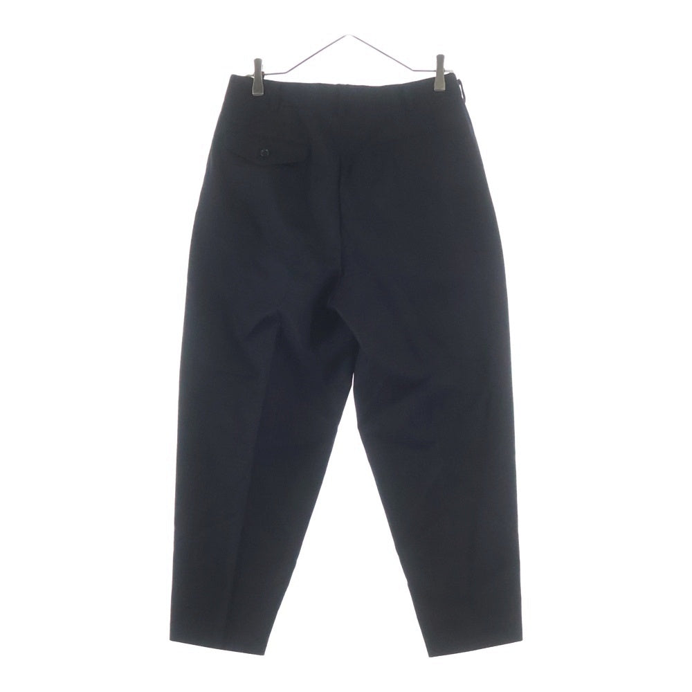 COMME des GARCONS HOMME DEUX(コムデギャルソン オムドゥ) 19AW AD2019 千鳥格子柄 1タック ウールスラックスパンツ ブラック DD-P026