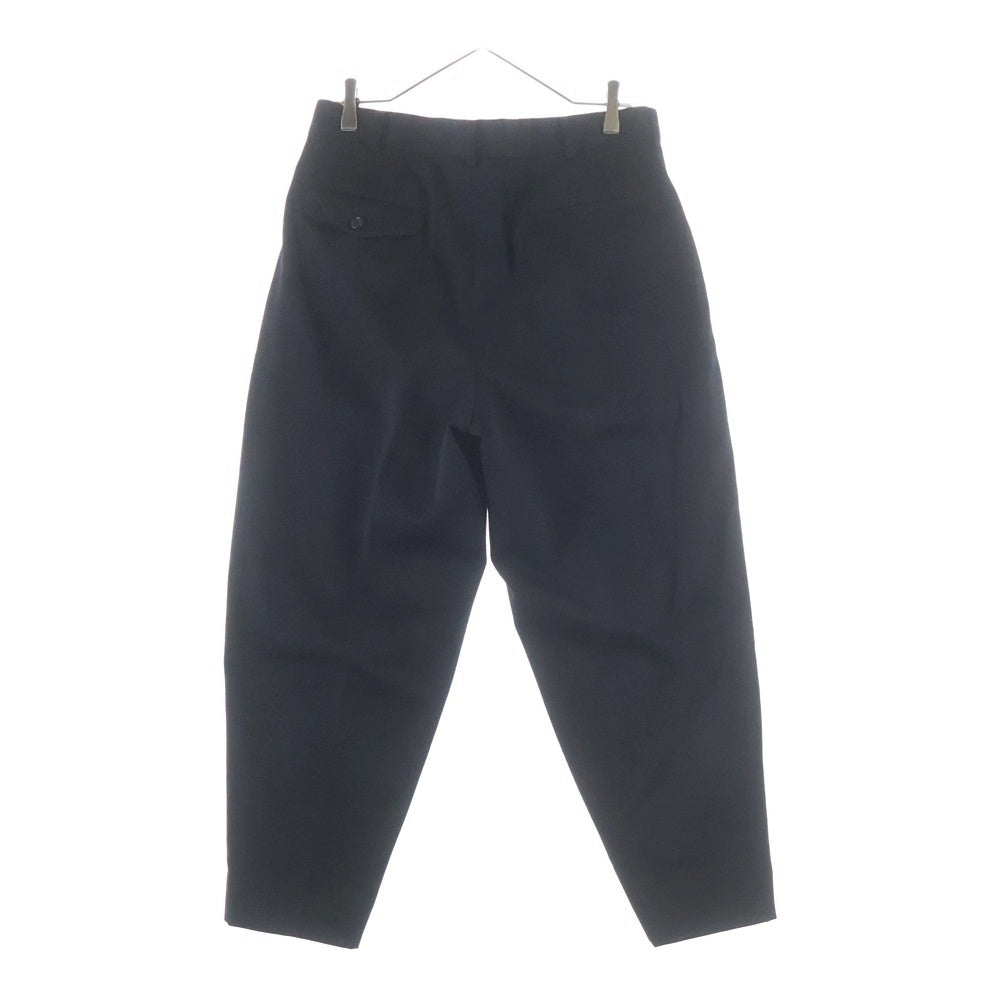 COMME des GARCONS HOMME DEUX(コムデギャルソン オムドゥ) 23AW AD2023 1Tuck pant ワンタック ウールワイドパンツ ブラック DL-P027