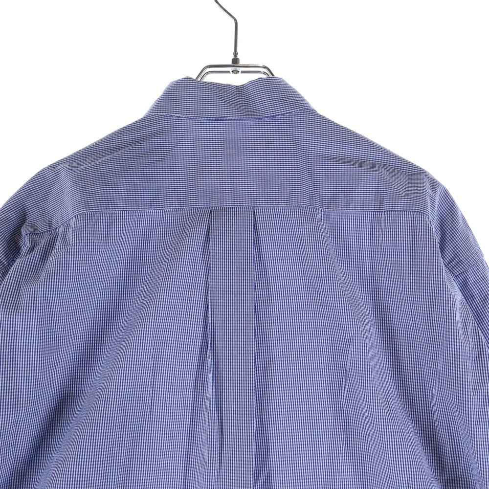 COMME des GARCONS SHIRT(コムデギャルソンシャツ) 95SS AD1994 長袖ギンガムチェックボタンシャツ ブルー FW-01010M