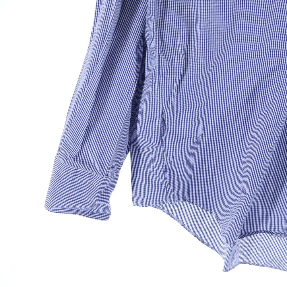 COMME des GARCONS SHIRT(コムデギャルソンシャツ) 95SS AD1994 長袖ギンガムチェックボタンシャツ ブルー FW-01010M