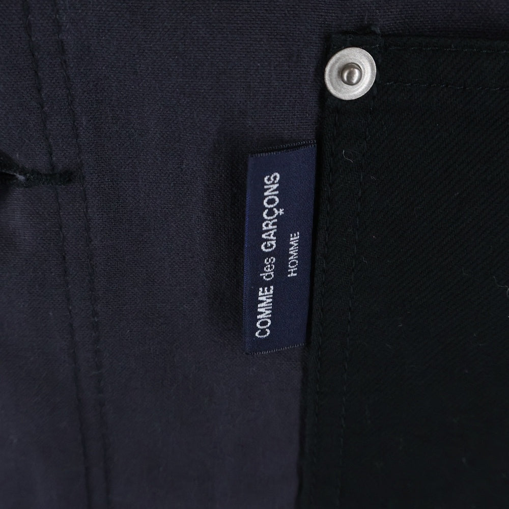COMME des GARCONS HOMME(コムデギャルソンオム) AD2021 パッチワーク加工 カバーオール ジャケット ブラック/カーキ HH-J013