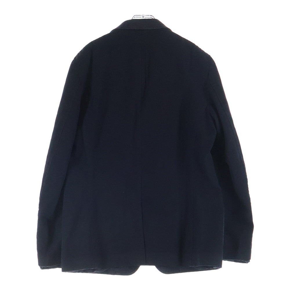 COMME des GARCONS HOMME(コムデギャルソンオム) 19AW AD2019 素材切替 3Bテーラードジャケット ブラック HD-J005