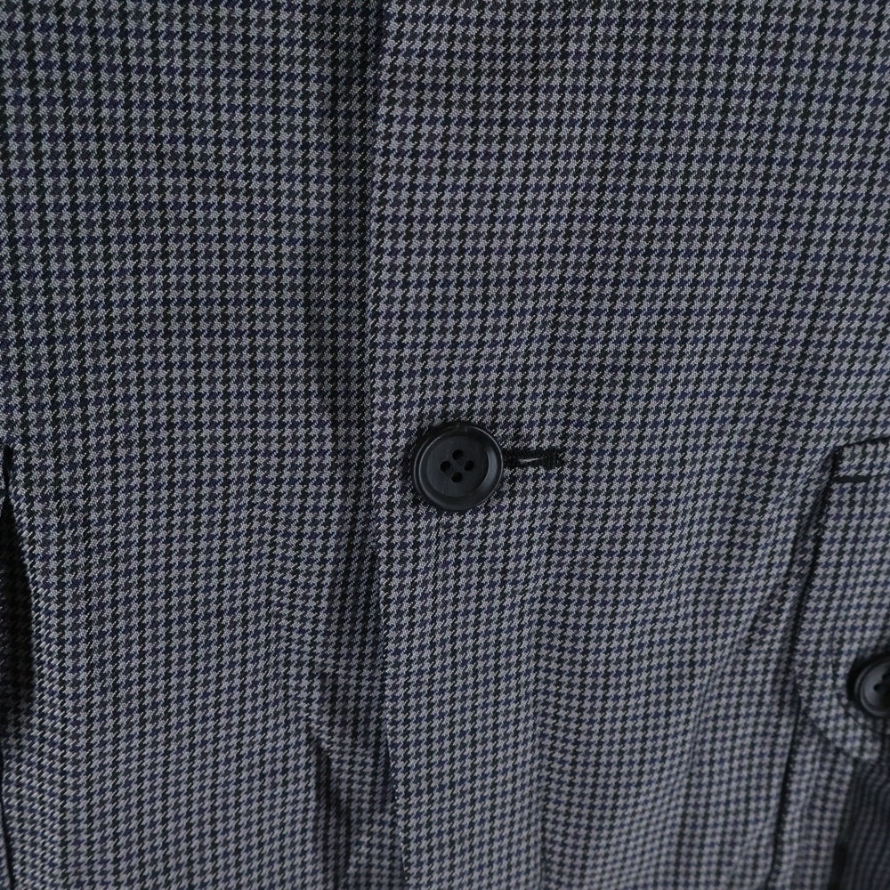 COMME des GARCONS HOMME DEUX(コムデギャルソン オムドゥ) 21SS AD2020 千鳥格子 シングルテーラードジャケット グレー DG-J043