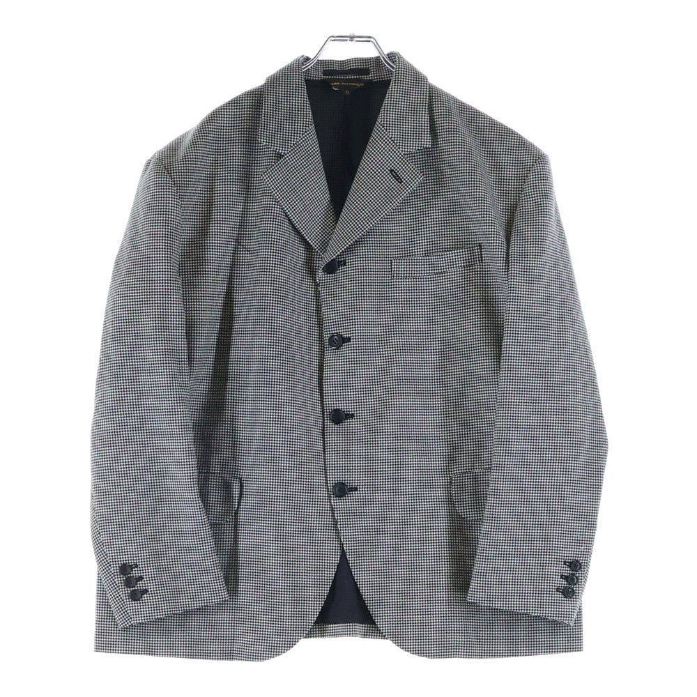 COMME des GARCONS(コムデギャルソン) 23AW AD2023 千鳥格子 ウール シングルテーラードジャケット グレー GL-J015
